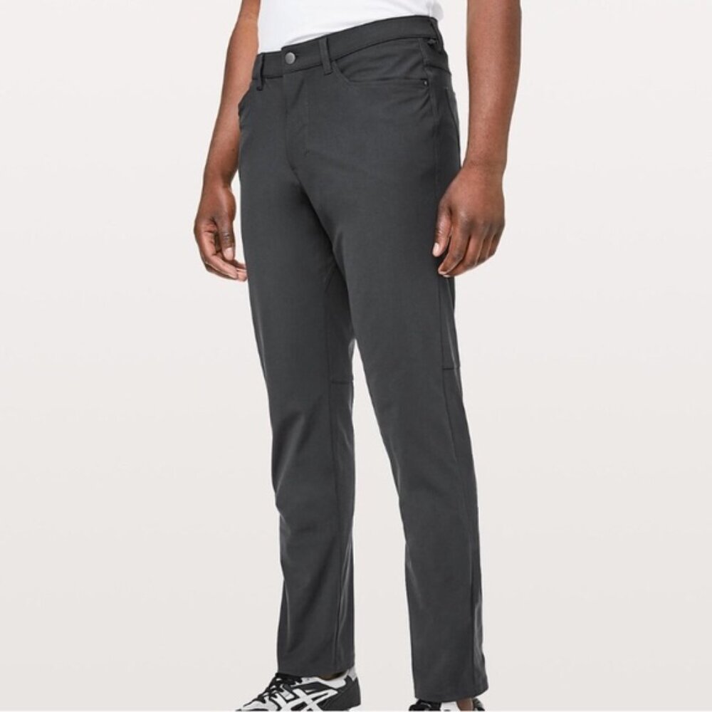 LULULEMON ABC SLIM FIT PANT 5-POCKET WARPSTREME stretch jean-style trouser sz 32